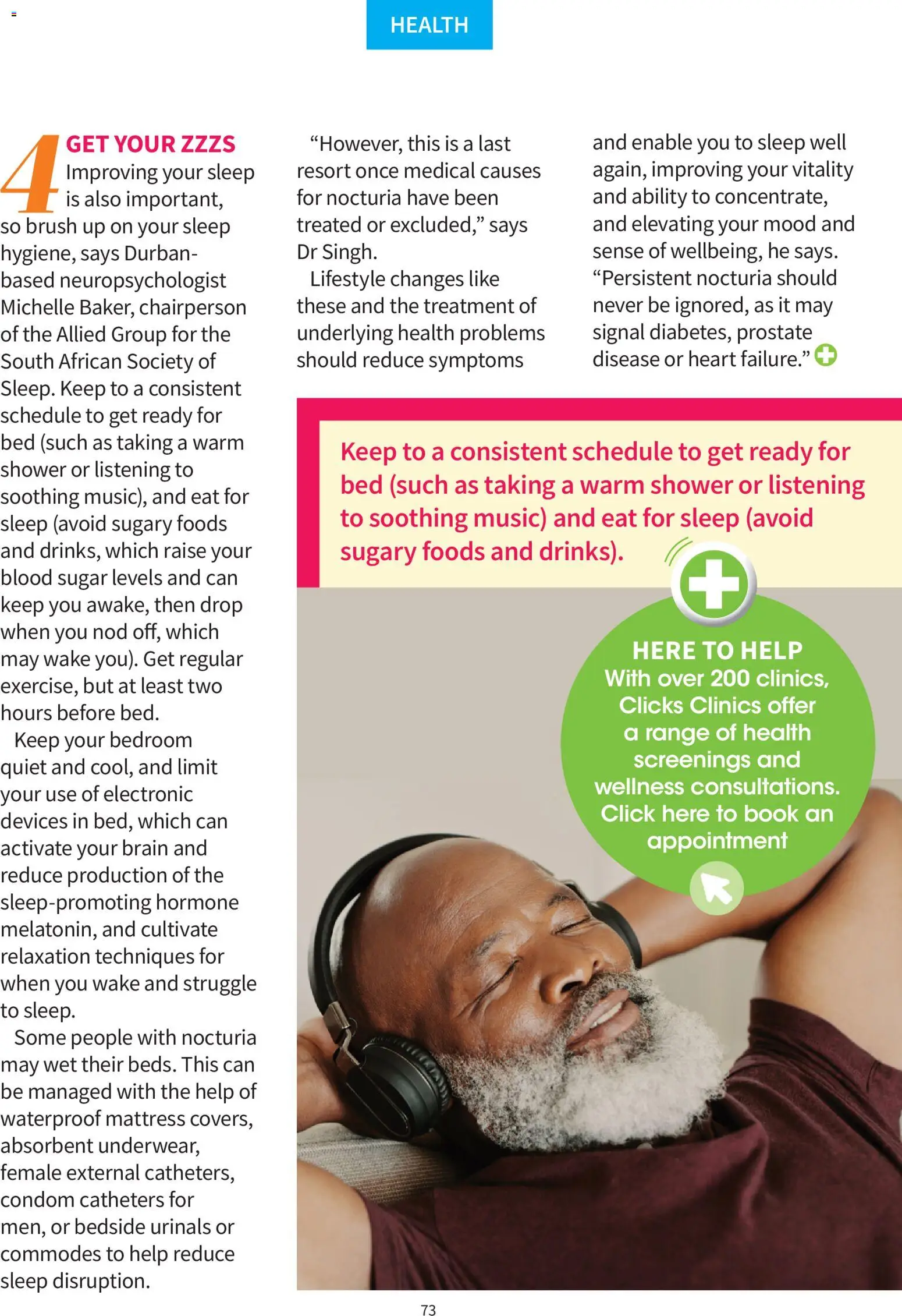 New Clicks catalogue – valid from 01.12.2025 | Page: 73 | Products: Bed, Shower, Brush, Sugar