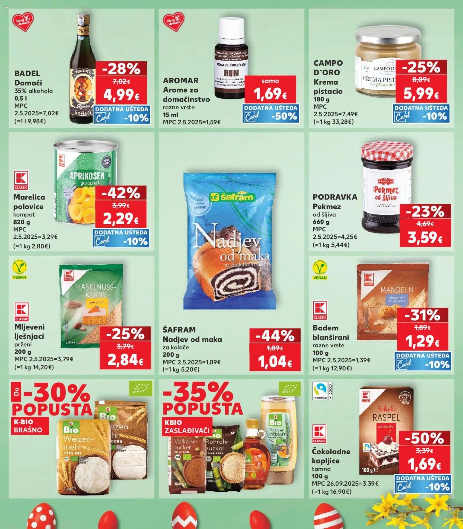 Kaufland katalog | vrijedi od 25.03.2026 | Stranica: 13 | Proizvodi: Podravka, Šljiva, Krema, Badem
