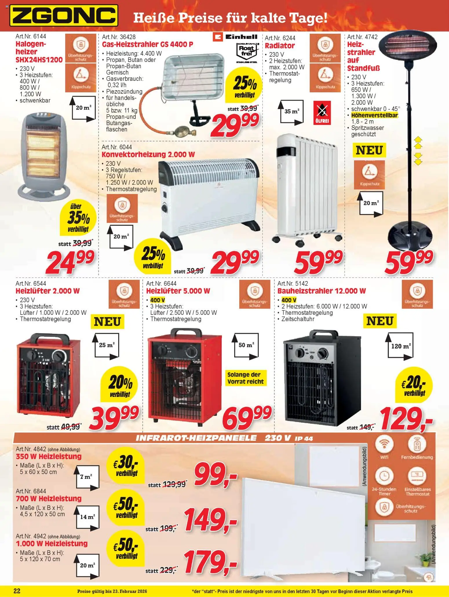 Zgonc Flugblatt Februar I 2026 gültig ab 01.02.2026 | Seite: 22