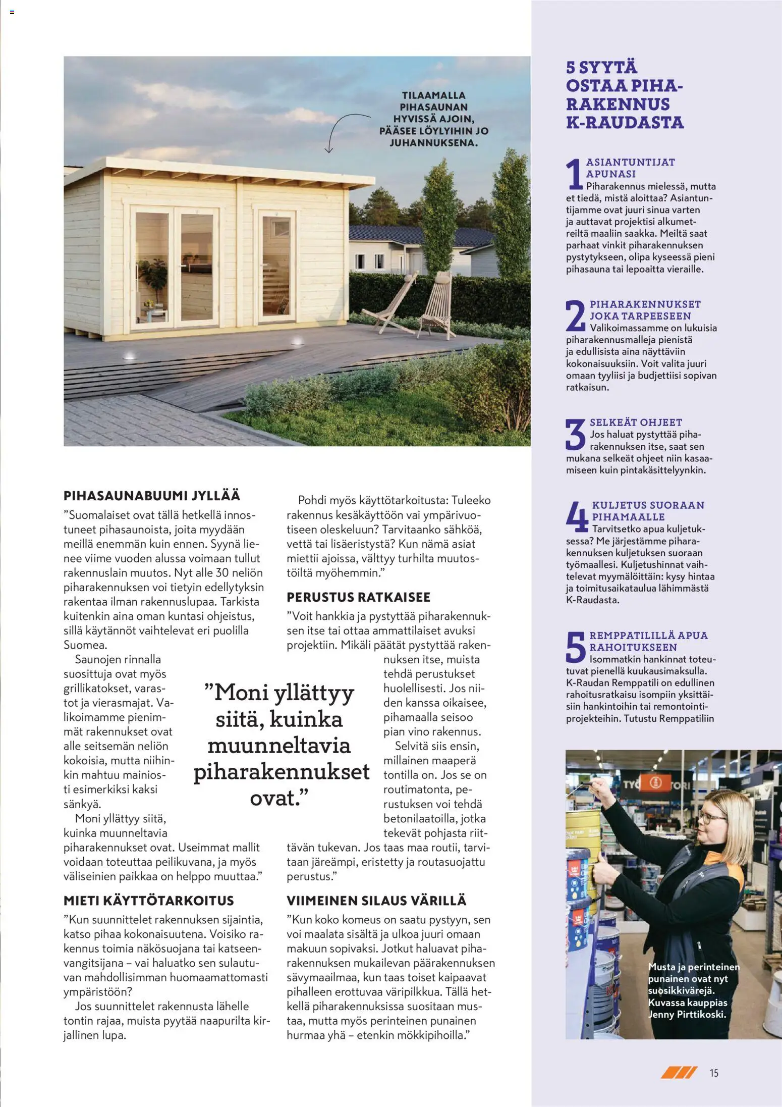 K-Rauta tarjoukset - Pihalla  – voimassa 01.04.2026 alkaen | Sivu: 15 | Tuotteet: Voi