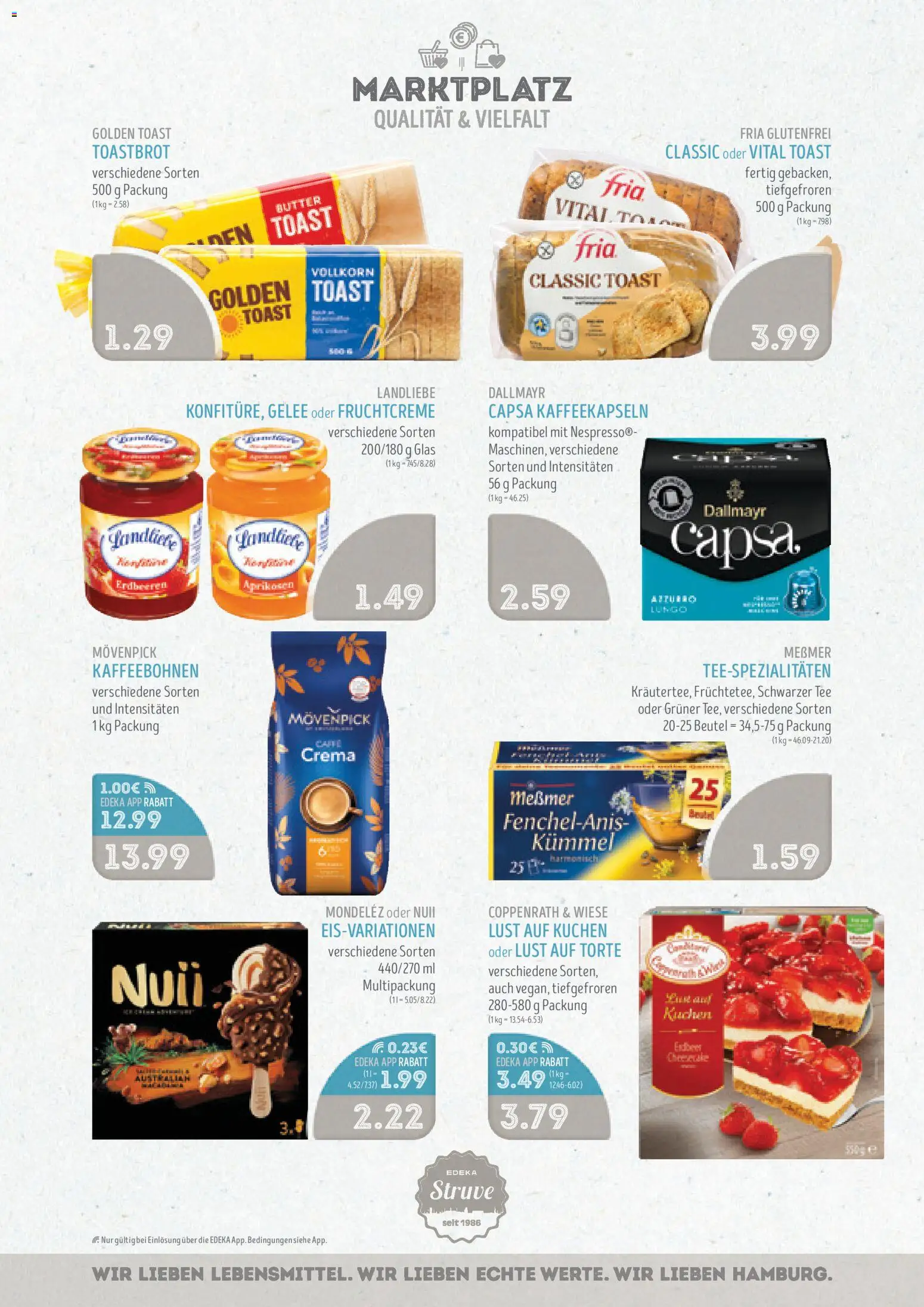 Edeka Struve Prospekt 	 – gültig ab 12.01.2026 | Seite: 10 | Produkte: Butter, Toast, Toastbrot, Tee