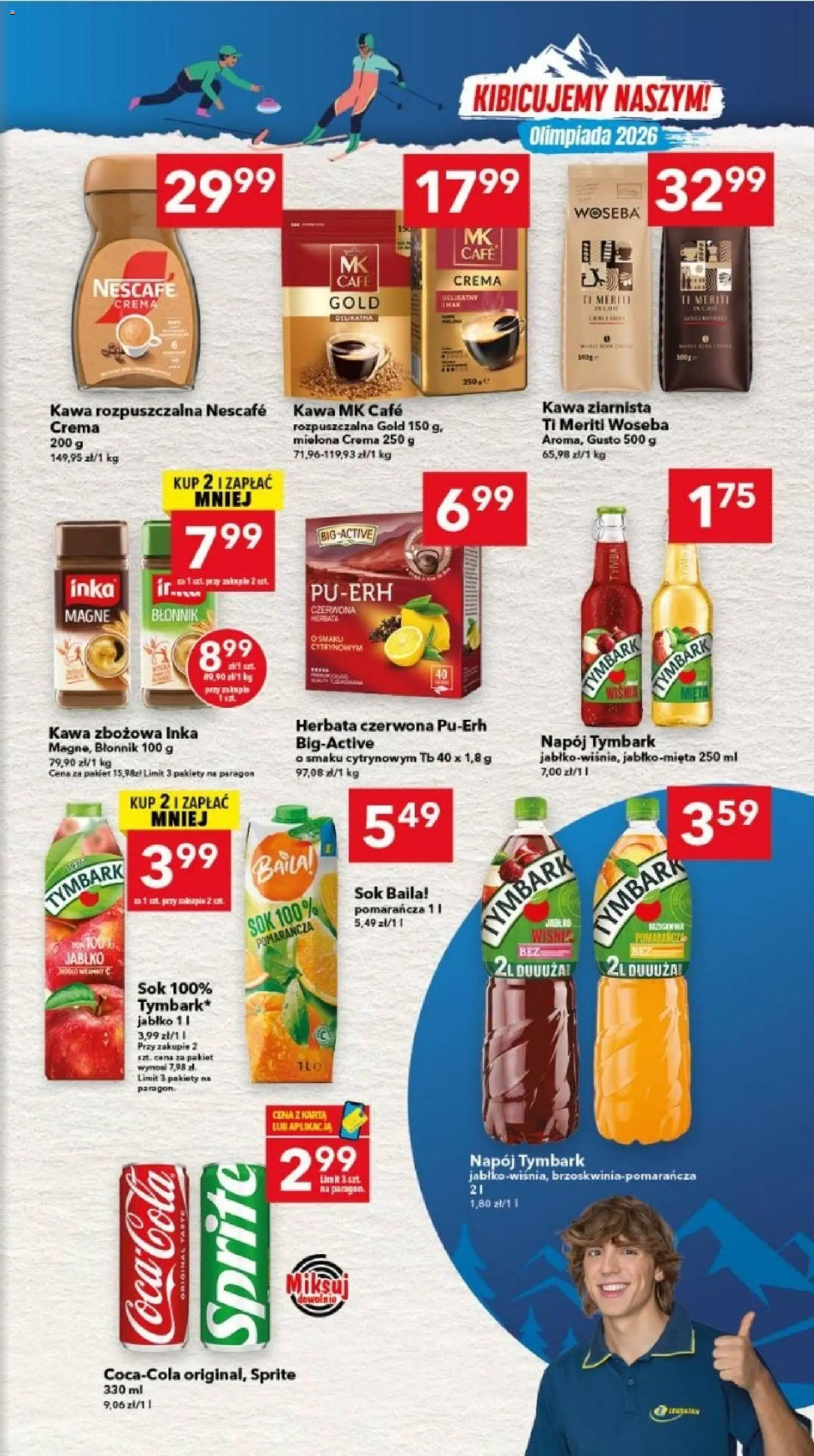 Lewiatan gazetka - Legnica od 12.02.2026 | Strona: 13 | Produkty: Nescafe, Kawa ziarnista, Sprite, Coca cola