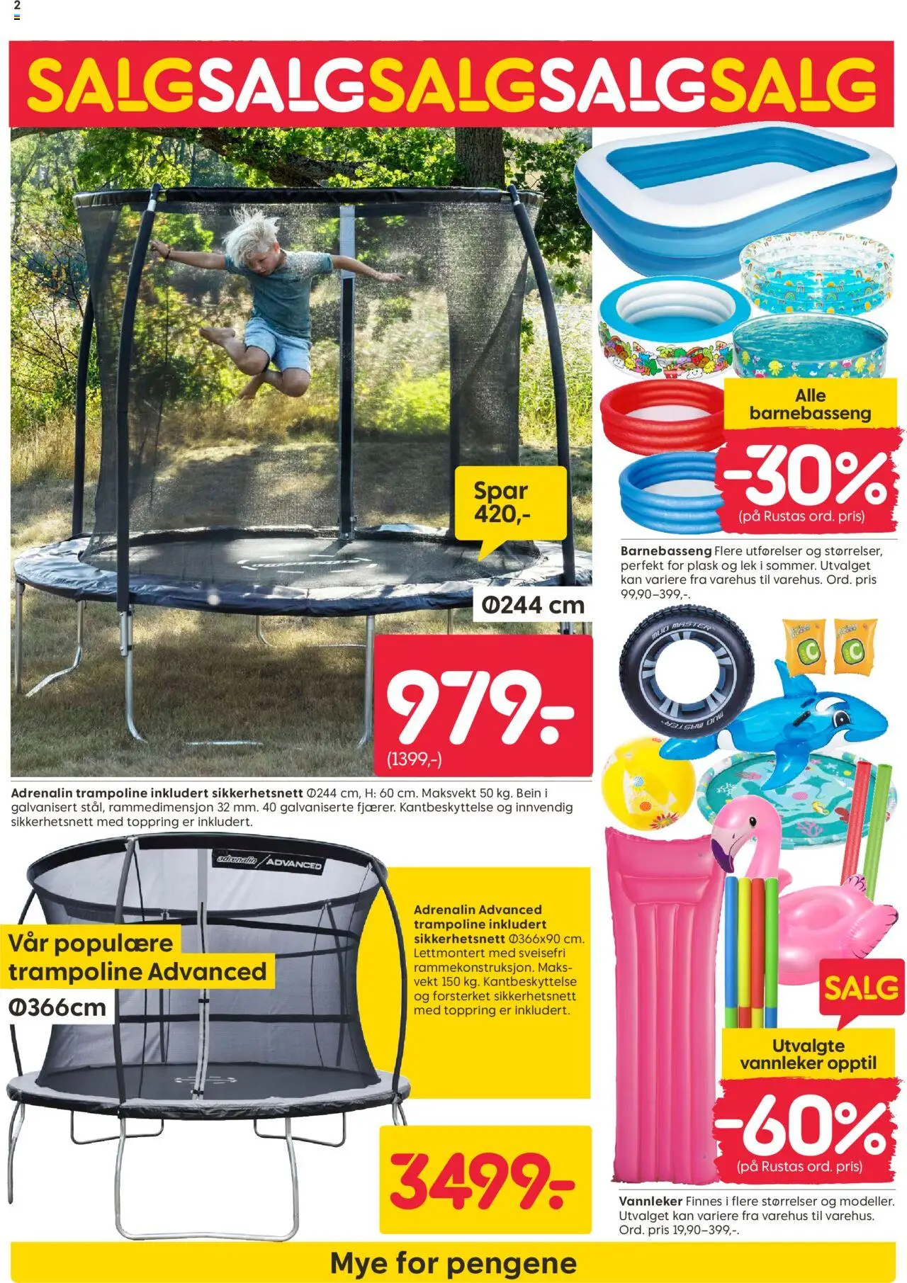  | Side: 2 | Produkter: Vekt, Trampoline