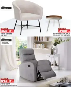 Merkury Market Akciós újság - amely érvényes a következő dátumtól: 01.12.2025 | Oldal: 11 | Termékek: Fotel, Dohányzóasztal