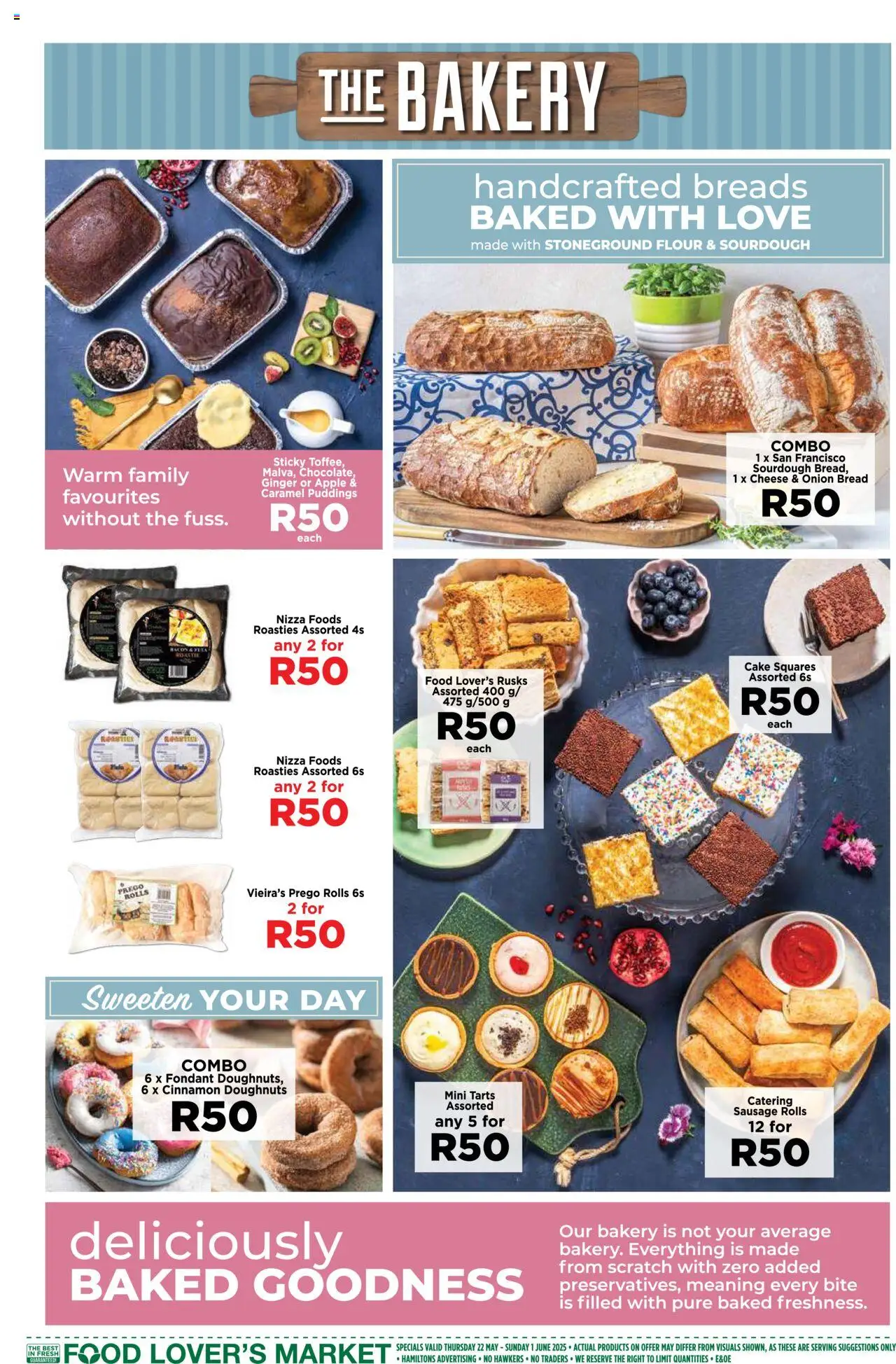 Food Lover's Market Western Cape - For The Love of Value │ valid from 22.05.2025 | Page: 5 | Products: Cake, Bread, Sausage, Caramel