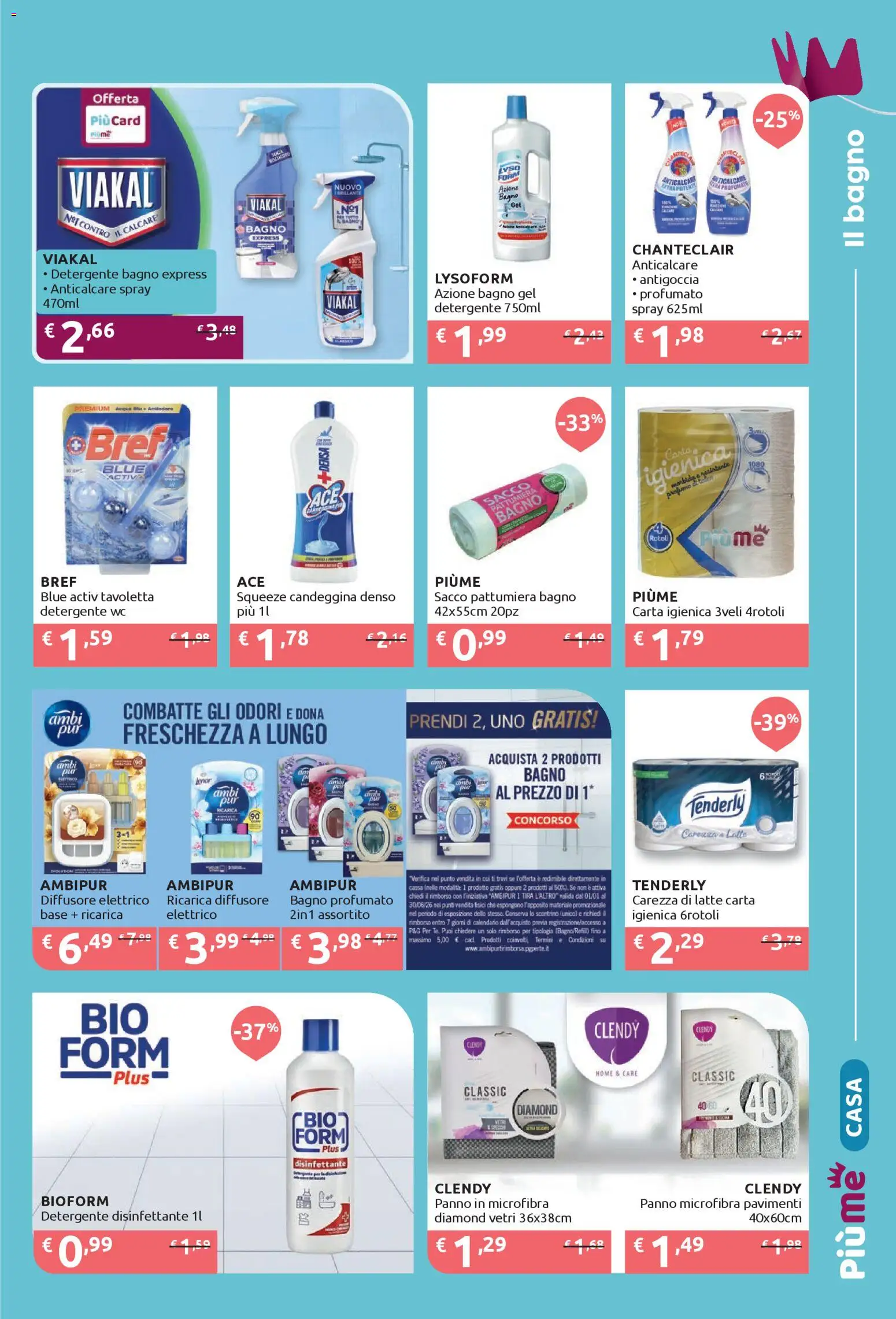 Volantino IperSoap del 20.04.2026 | Pagina: 5 | Prodotti: Carta igienica, Panno microfibra, Acqua, Bagno