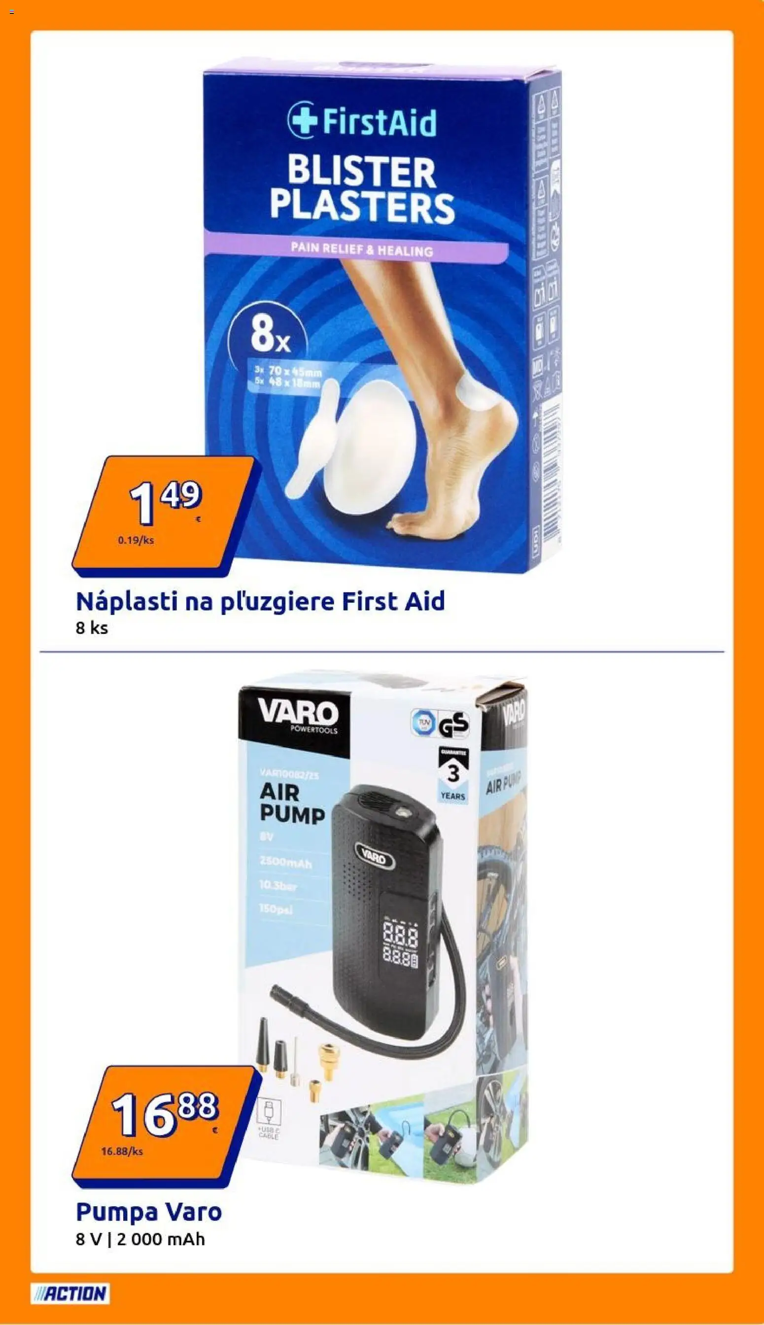 Nové Action akcie – leták je platný od 18.02.2026 | Strana: 21 | Produkty: Pumpa