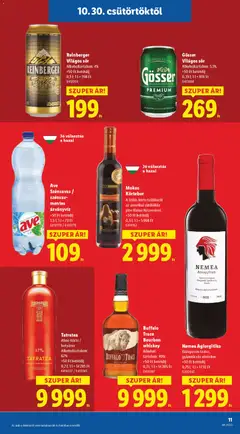 Buffalo Trace Bourbon whiskey, Alkoholtartalom: 40%. +50 Ft betétdíj. 0,7 l - amely érvényes a következő dátumtól: 30.10.2025 | Oldal: 11