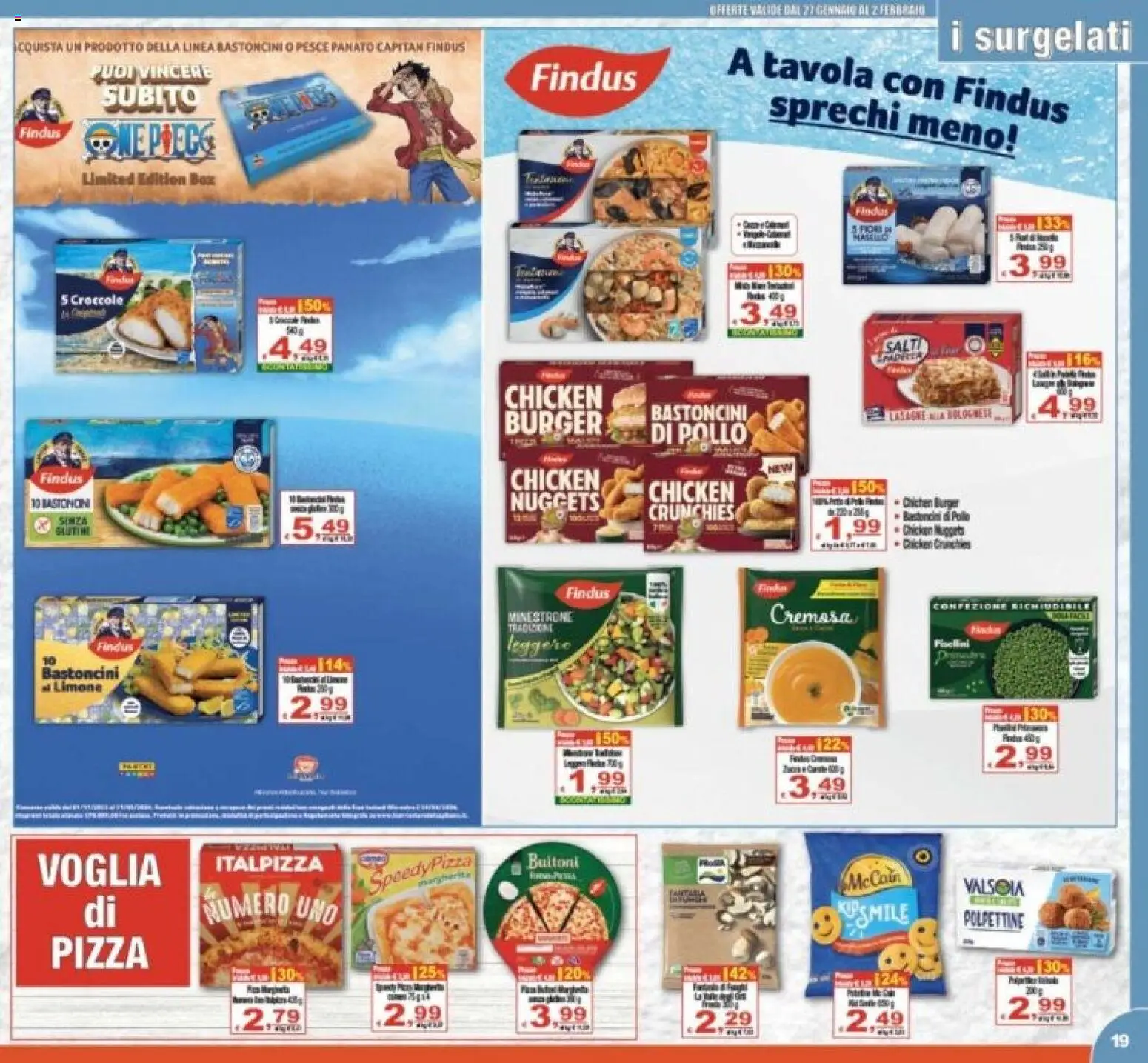 Volantino CTS del 27.01.2026 | Pagina: 19 | Prodotti: Minestrone, Pollo, Nuggets, Limone
