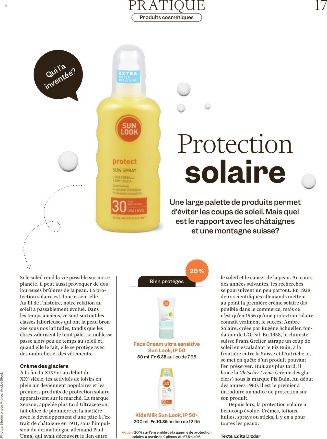 Migros Magazin FR ab 26.05.2025 | Seite: 17 | Produkte: Creme
