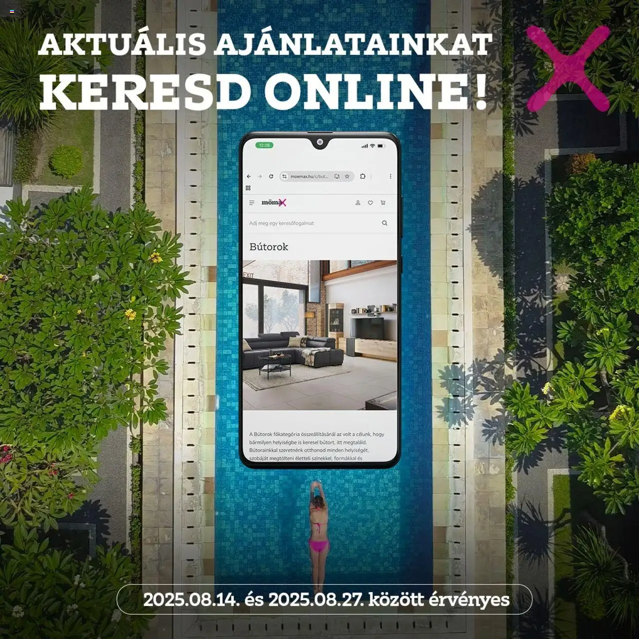 Mömax akciós ujság - amely érvényes a következő dátumtól: 14.08.2025 | Oldal: 1