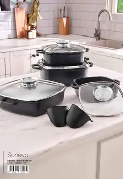 04.09.2025 tarihinden itibaren geçerli olan Karaca kataloğu önizlemesi | Sayfa: 49 | Ürünler: Tencere seti