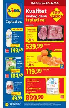 Lidl katalog - pregled Lidl kataloga - važi od 08.01.2026