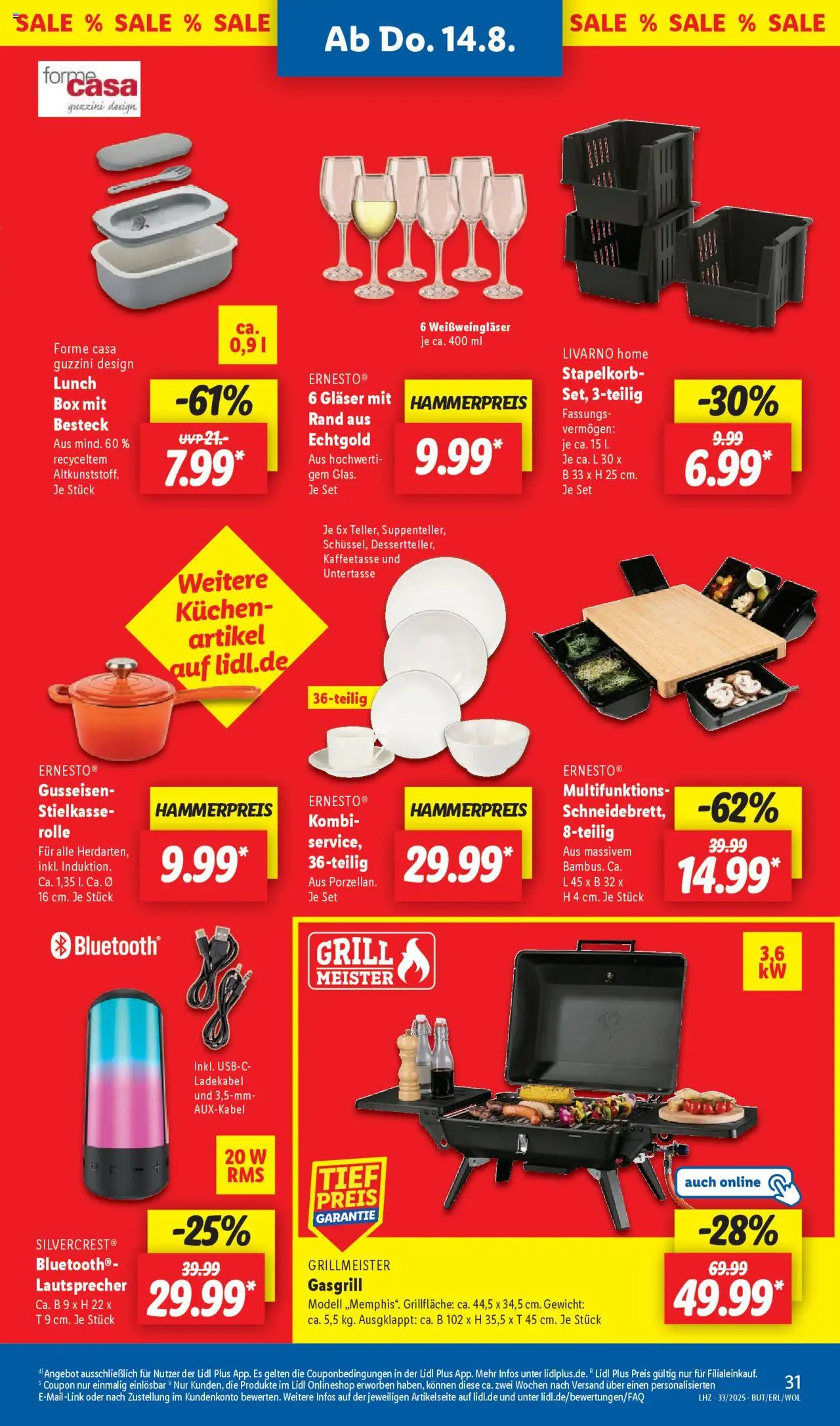 Lidl Prospekt Heppenheim - gültig ab dem 11.08.2025 | Seite: 45 | Produkte: Gewicht, Grill, Box, Ladekabel