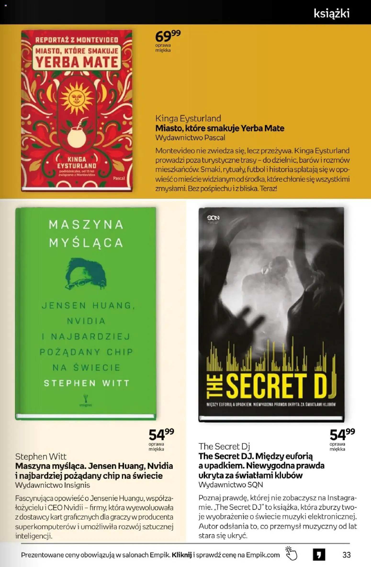 Empik promocje - Tom kultury Książki od 25.02.2026 | Strona: 33 | Produkty: Książki, Yerba mate