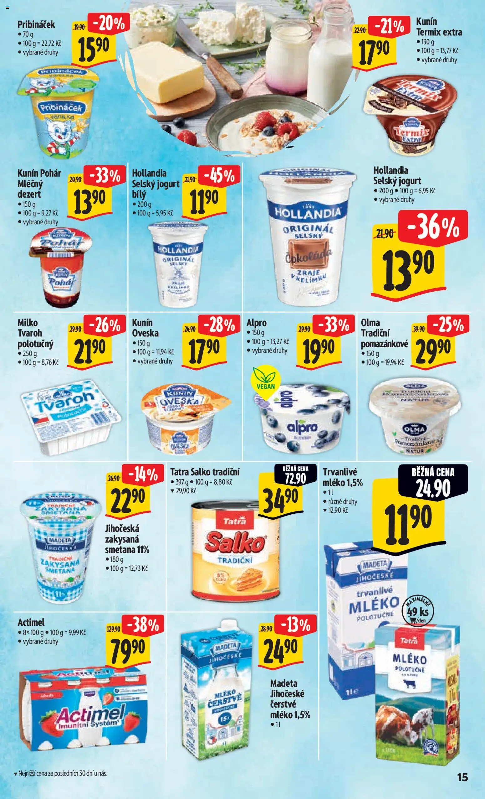 Albert leták - Hypermarket od 07.01.2026 | Strana: 23 | Produkty: Mléko, Jogurt, Tvaroh, Pohár
