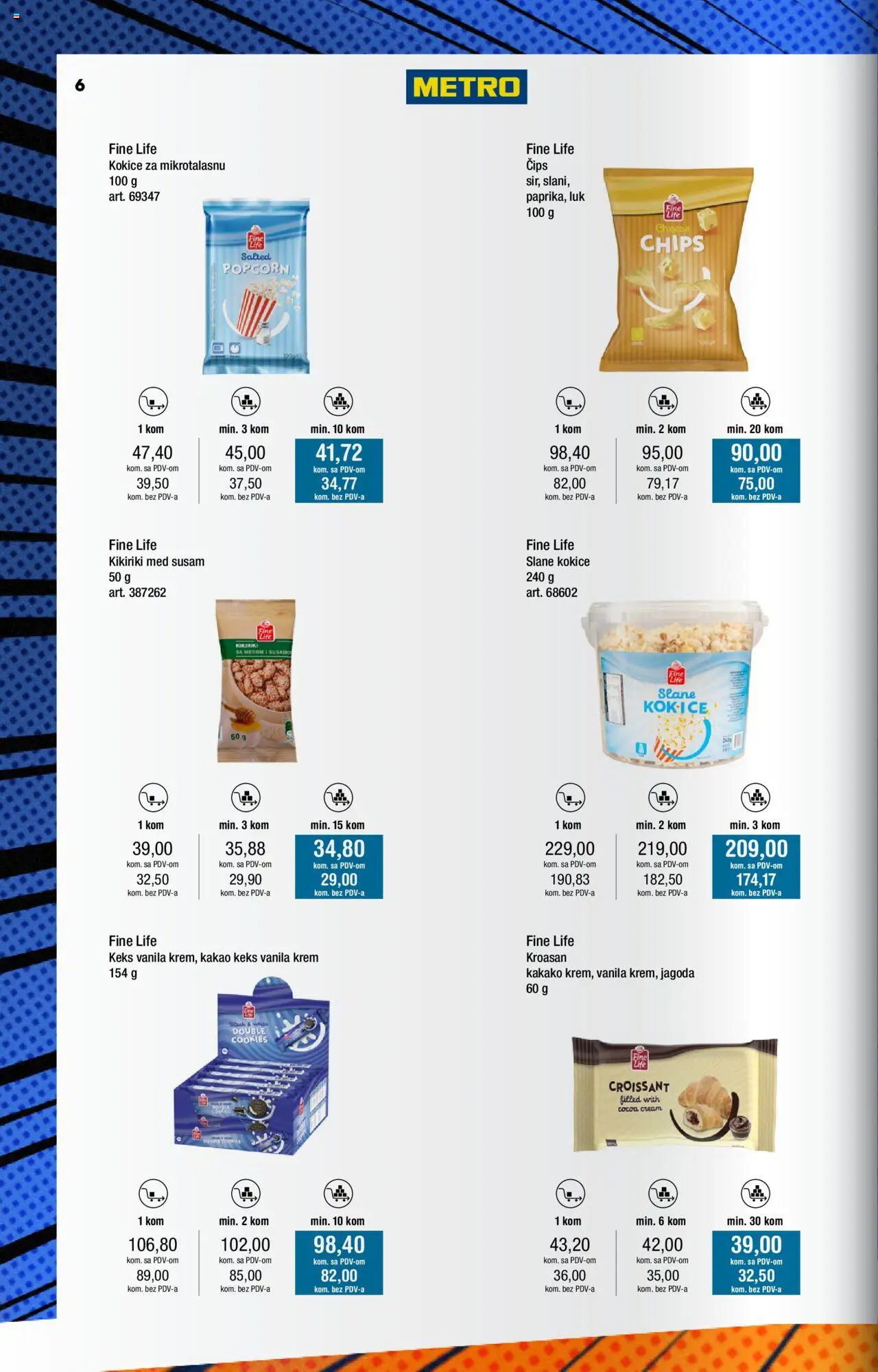 Metro katalog - važi od 01.09.2025 | Strana: 6 | Proizvode: Jagoda, Kroasan, Kikiriki, Med