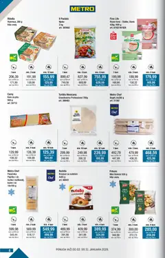Metro kupi više plati manje - pregled Metro kataloga - važi od 02.01.2026 | Strana: 6 | Proizvode: Njoke, Hummus, Sir, Šunka