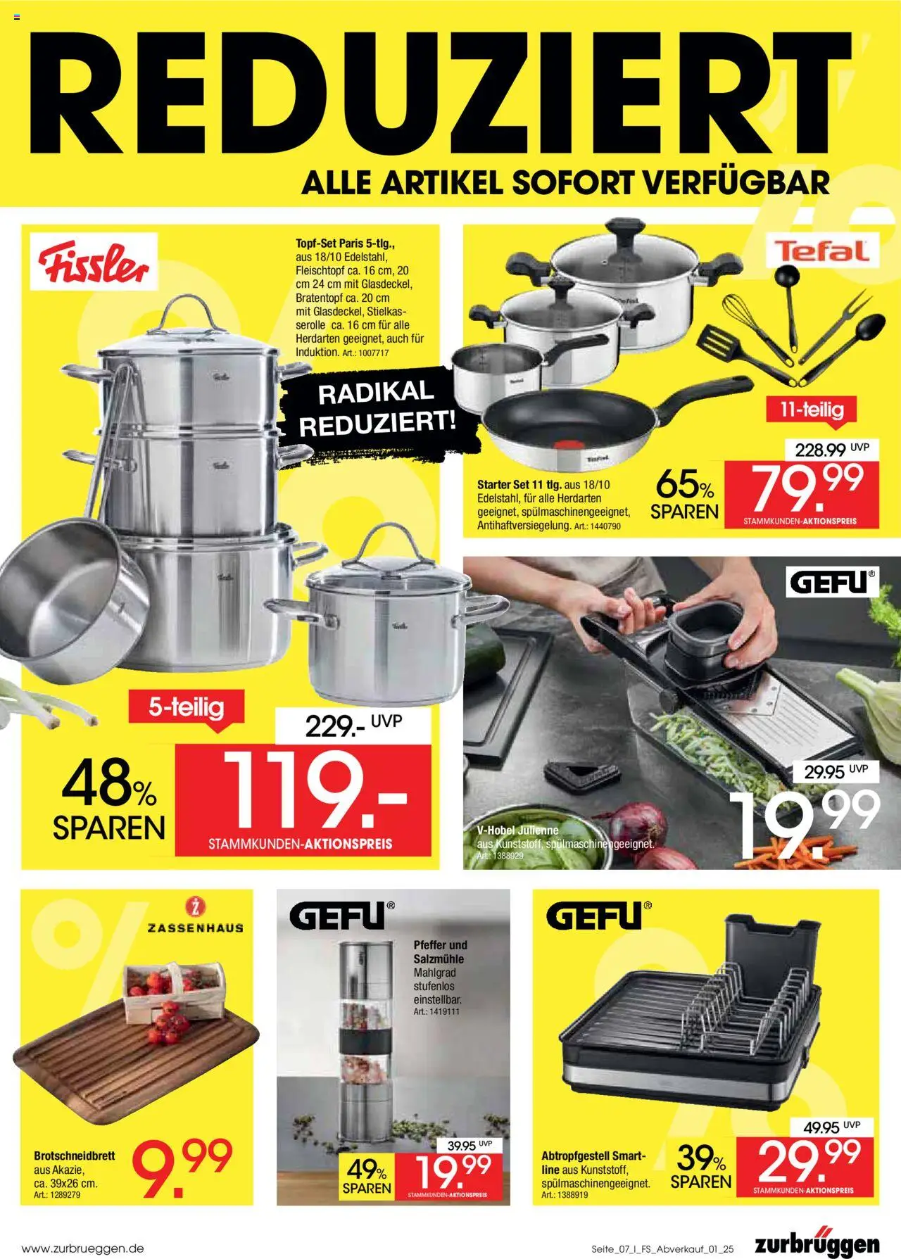 Zurbrüggen  Abverkauf - gültig ab dem 01.08.2025 | Seite: 7 | Produkte: Pfeffer