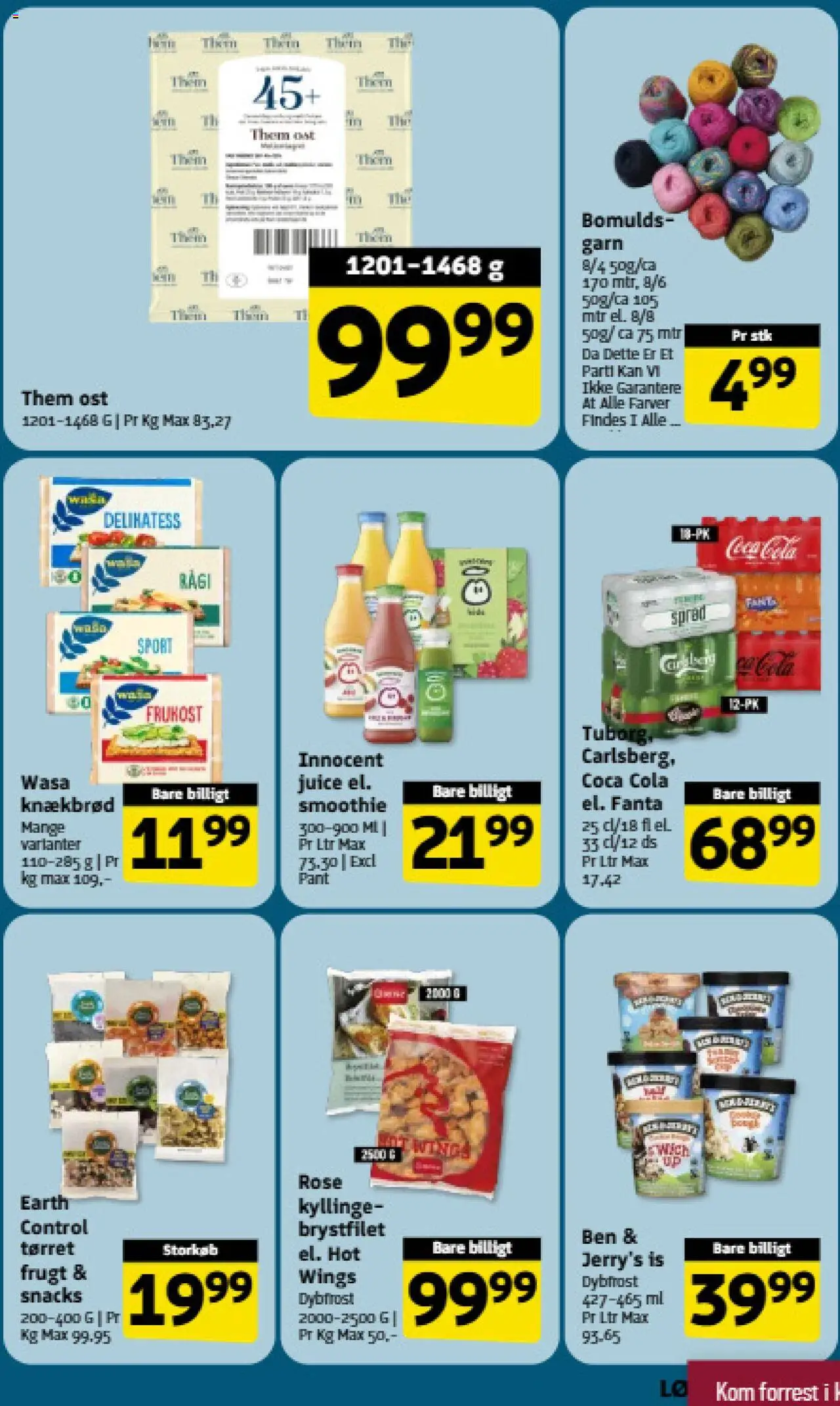 Løvbjerg tilbudsavis – gyldig fra 19.09.2025 | Side: 19 | Produkter: Coca Cola, Fanta, Is, Knækbrød