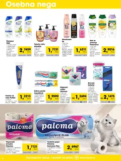 Tuš katalog akcije – veljaven od 01.04.2026 | Stran: 22 | Izdelki: Toaletni papir, Kos, Sampon, Deodorant