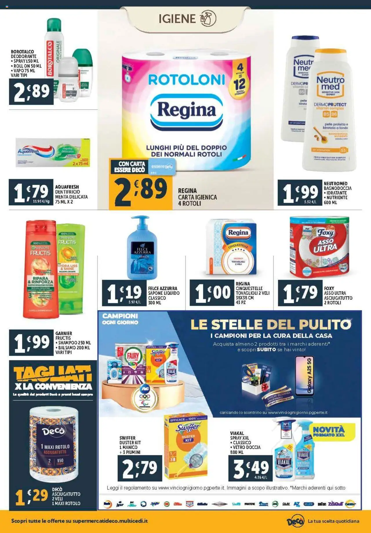 Volantino Decò del 08.08.2025 | Pagina: 18 | Prodotti: Sapone, Deodorante, Asciugatutto, Doccia