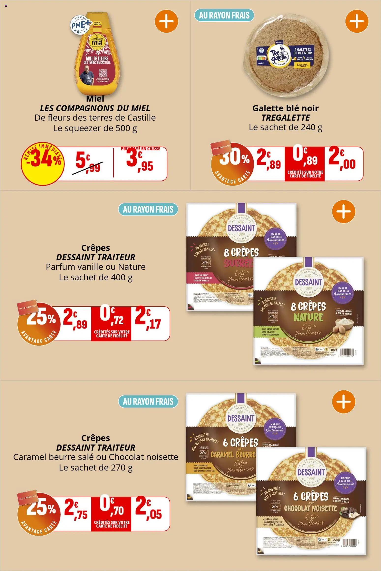 {H1} | Page: 10 | Produits: Noisette, Farine, Pâte à tartiner, Chocolat