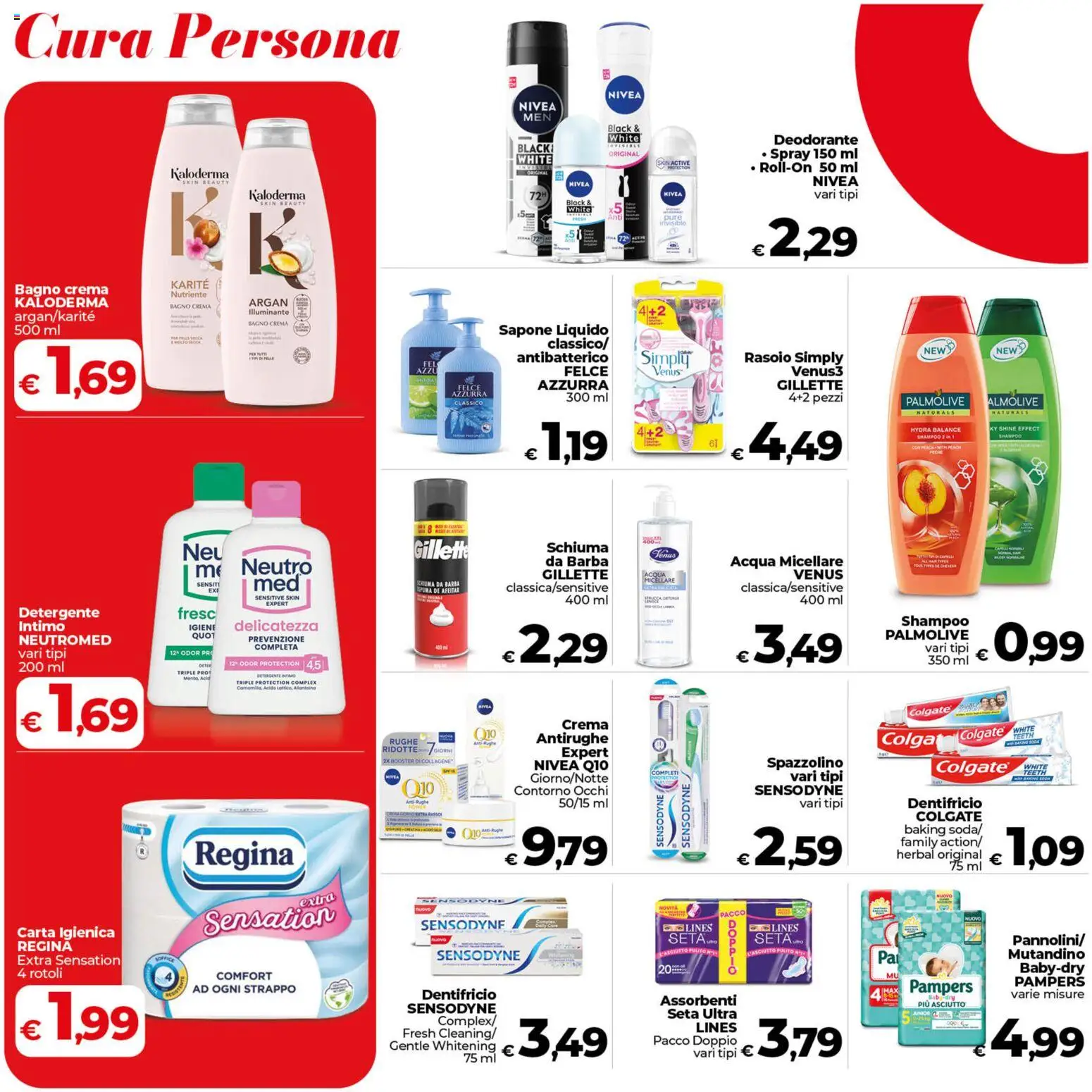 Volantino COOP del 07.04.2026 | Pagina: 22 | Prodotti: Crema, Rasoio, Deodorante, Bagno