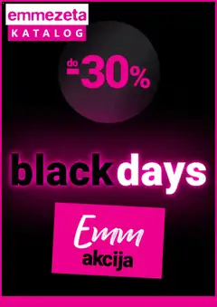 Black Friday Emmezeta - Pregled kataloga iz trgovine Emmezeta, vrijedi od 19.11.2025