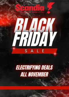 Scandia - Black friday σε ισχύ από 13.11.2025