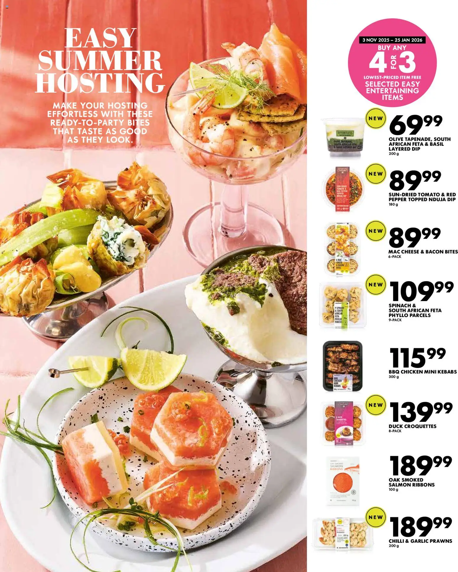 New Woolworths catalogue – valid from 24.11.2025 | Page: 5 | Products: Cheese, Chicken, Pepper, Garlic