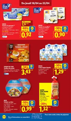 LIDL - Prévisualisation de NIXE Salades au thon, Le produit de 220 g valide à partir de 16.04.2026 | Page: 10