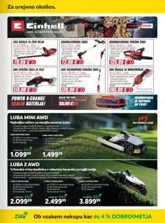 Merkur katalog akcije – veljaven od 04.03.2026 | Stran: 3 | Izdelki: Baterija, Kosilnica, Verižna žaga, Baterije