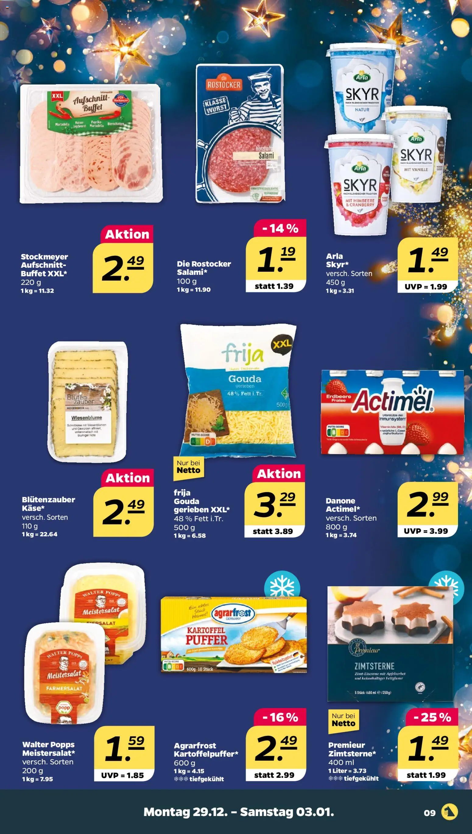 Netto Prospekt 	 – gültig ab 29.12.2025 | Seite: 9 | Produkte: Gouda, Skyr, Paprika, Wurst