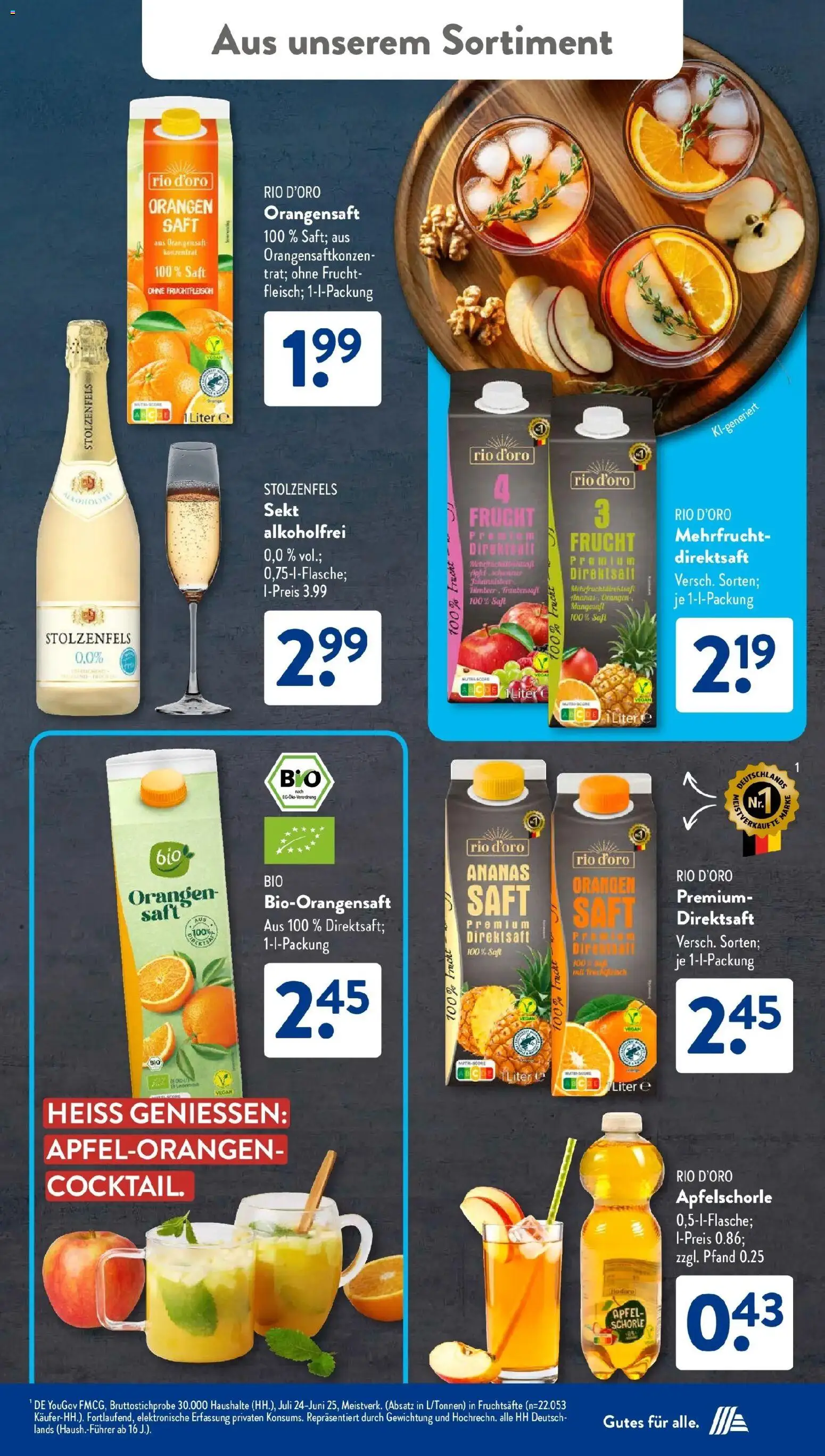 Aldi Süd Prospekt 	 – gültig ab 19.01.2026 | Seite: 36 | Produkte: Sekt, Äpfel, Orangen, Ananas