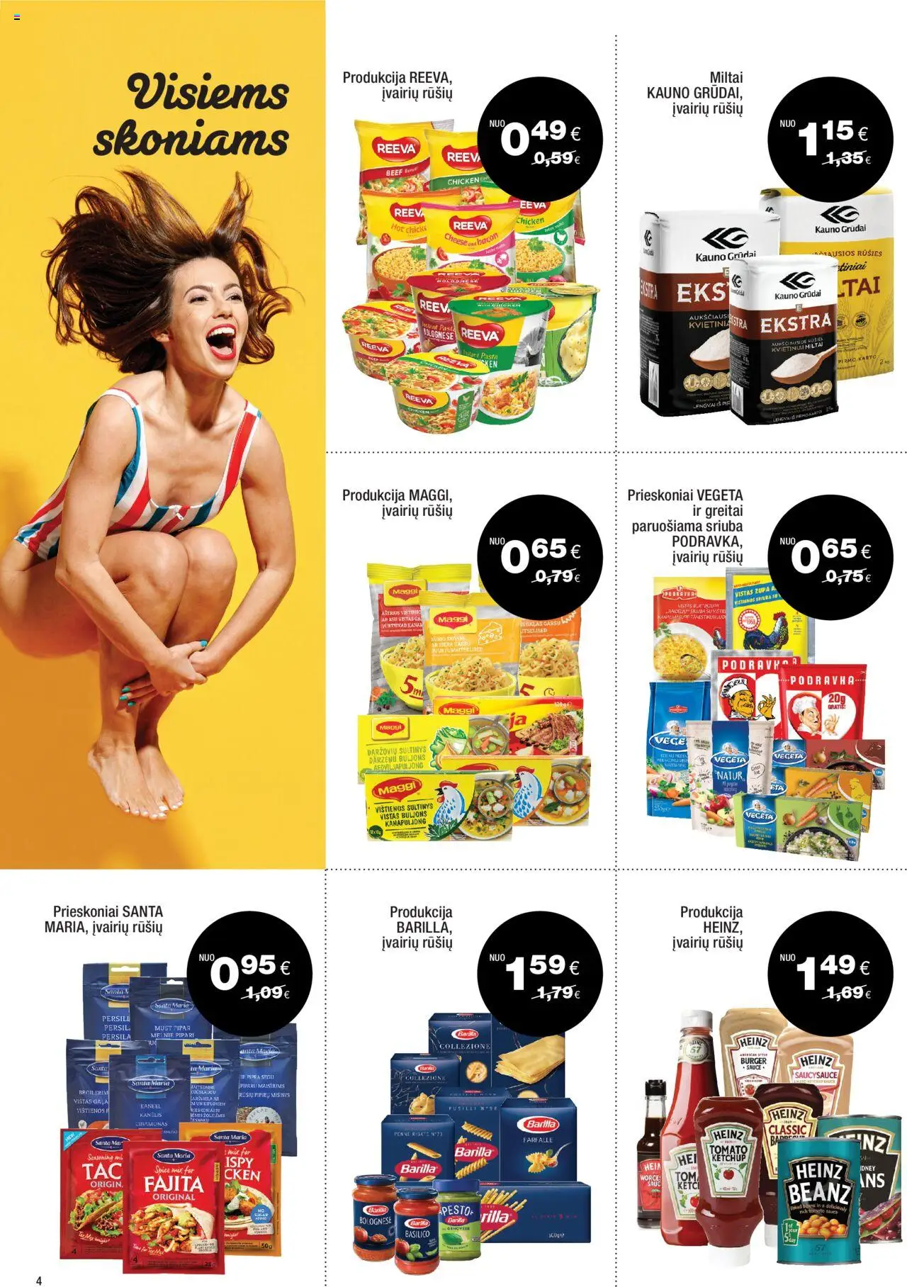 Express market - Leidinys│galioja nuo 03.08.2025 | Puslapis: 4 | Prekių: Vištienos, Miltai, Prieskoniai