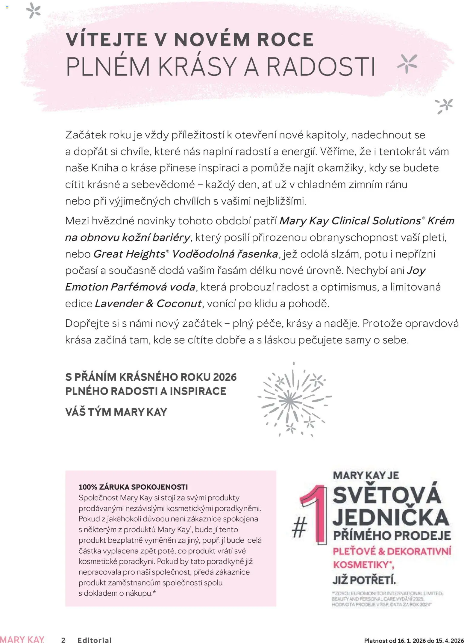 Mary Kay kniha o kráse od 01.01.2026 | Strana: 2 | Produkty: Kniha, Krém