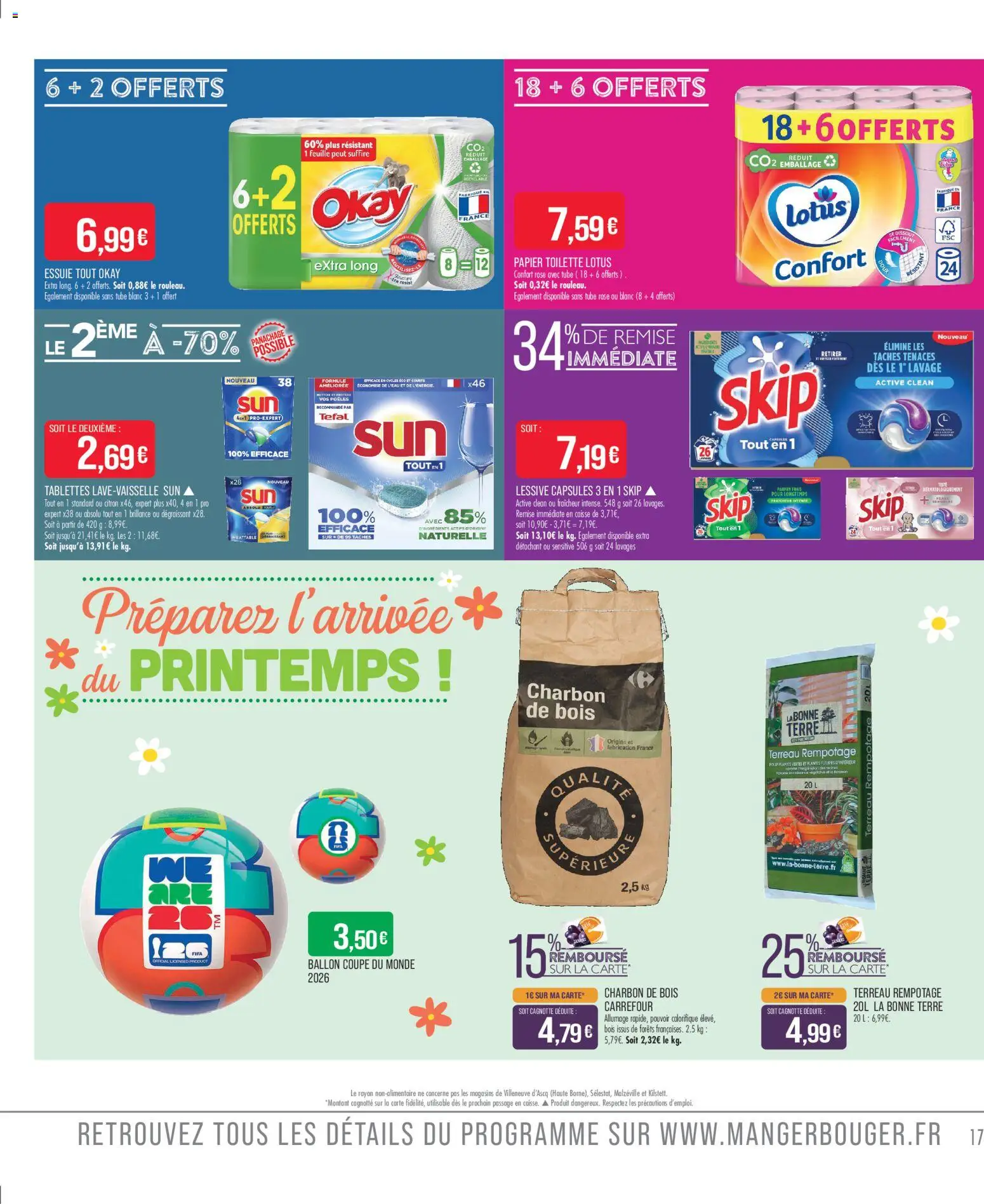 {H1} | Page: 19 | Produits: Papier toilette, Plantes, Papier toilette Lotus, Tefal