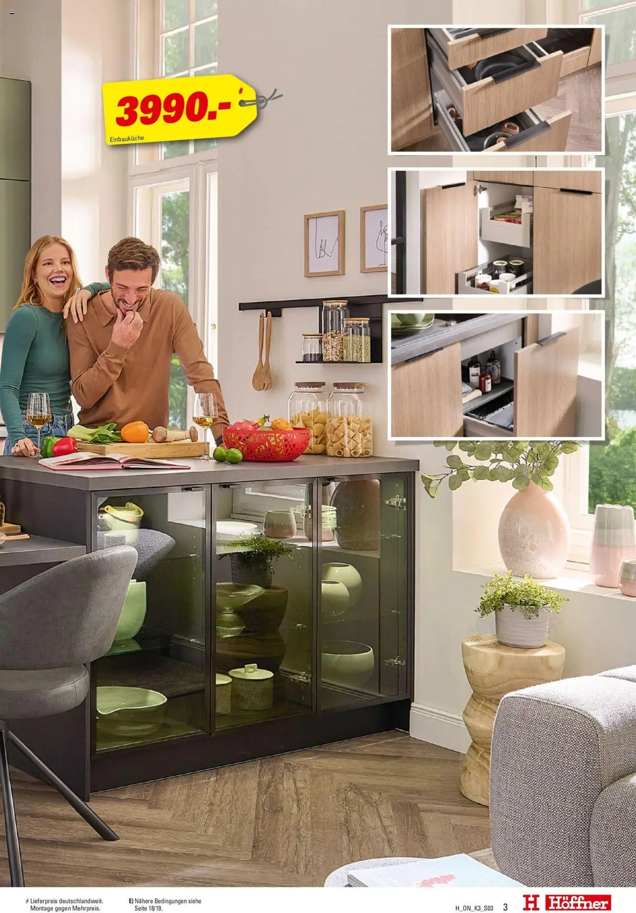 Höffner - Küchen Power – gültig ab 01.08.2025 | Seite: 3 | Produkte: Einbauküche
