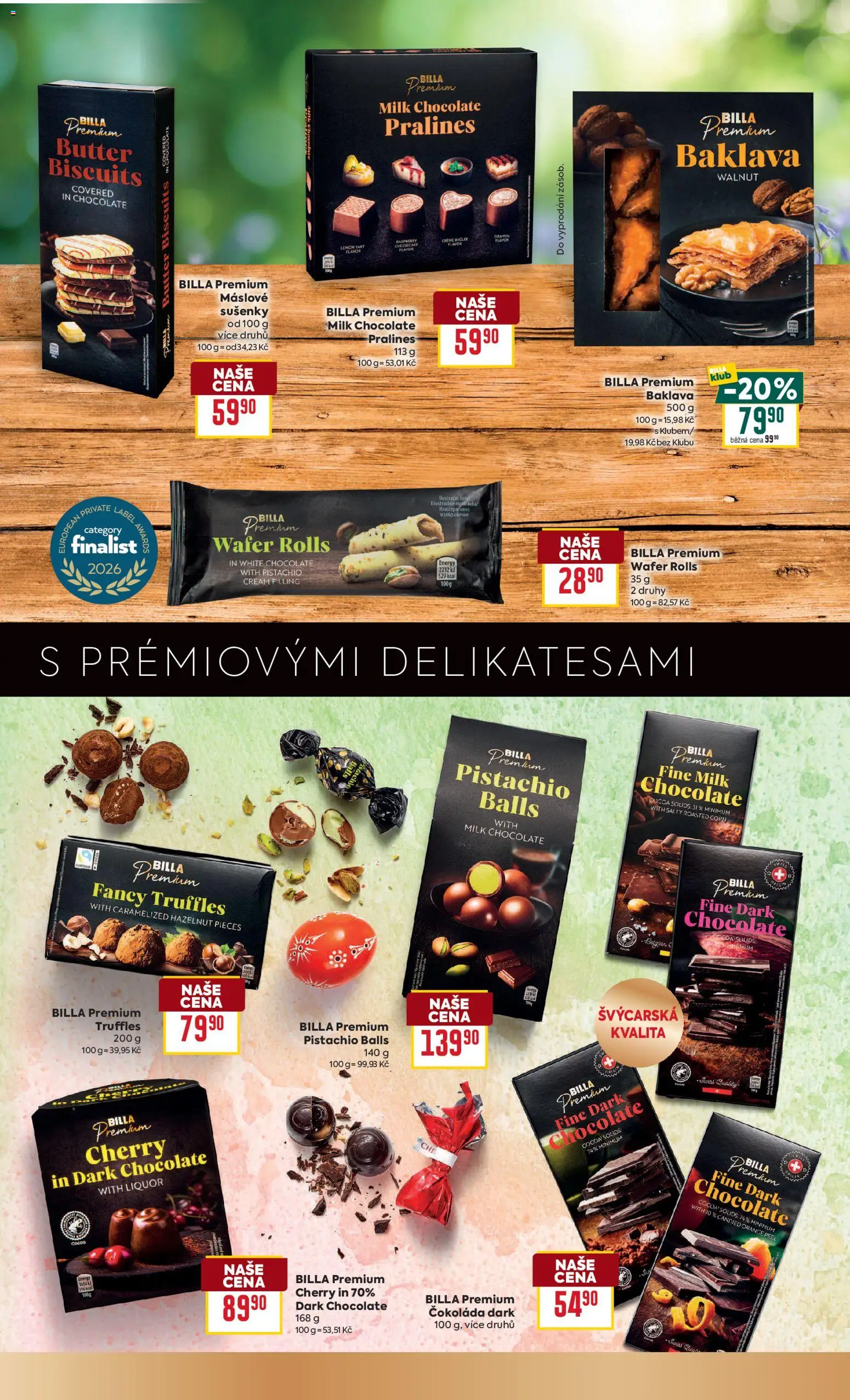 Billa Velký leták od 04.03.2026 | Strana: 17 | Produkty: Máslové sušenky, Truffles, Sušenky, Baklava
