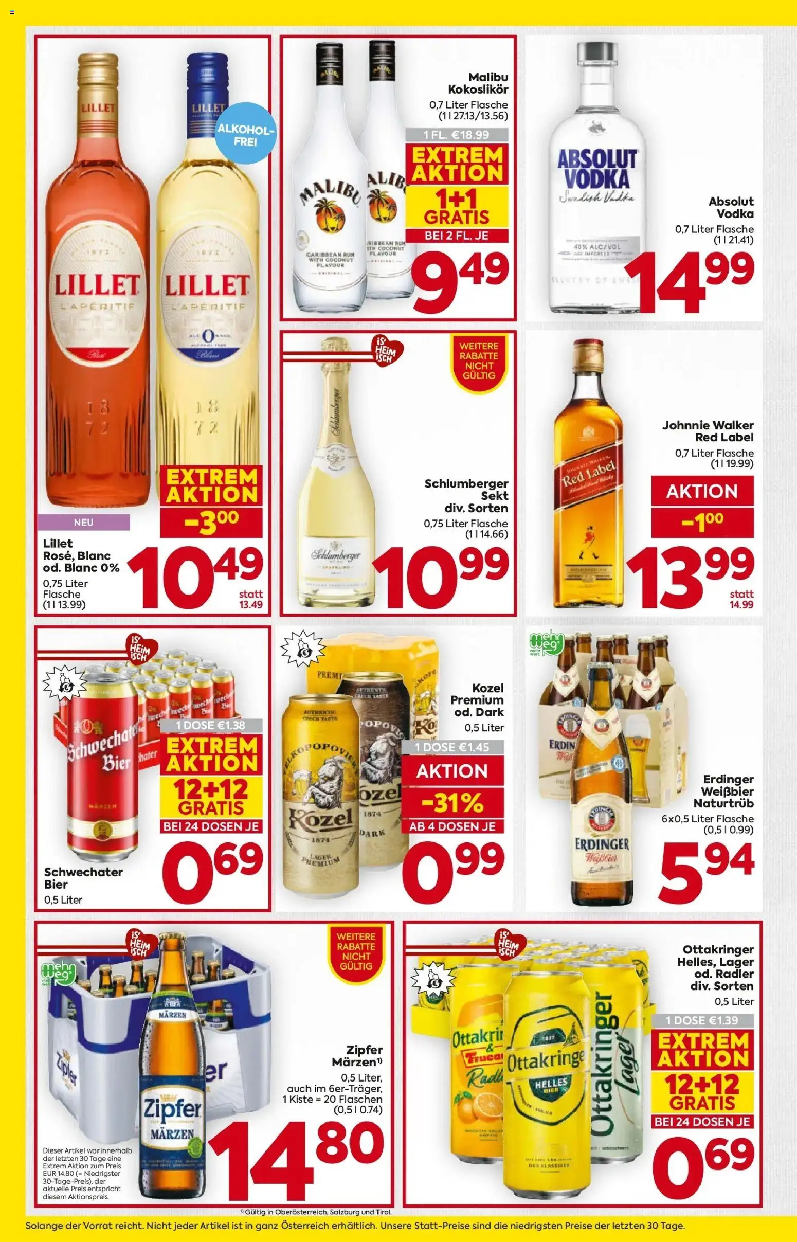 Billa - BILLA: Flugblatt gültig bei BILLA & BILLA PLUS gültig ab 22.04.2026 | Seite: 14 | Produkte: Bier