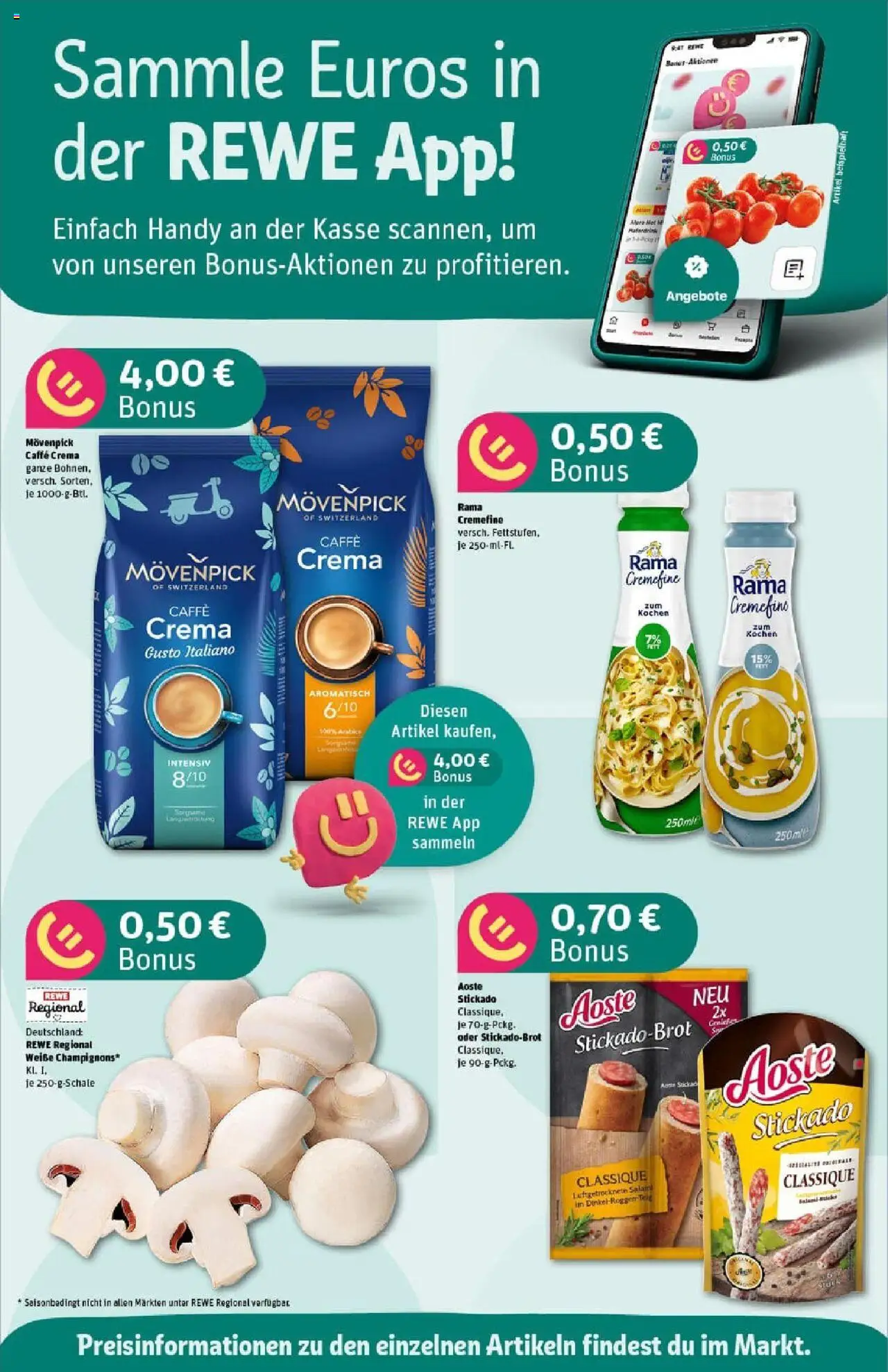 Rewe prospekt Lübeck	 - gültig ab dem 27.07.2025 | Seite: 2 | Produkte: Rama, Rama cremefine, Salami