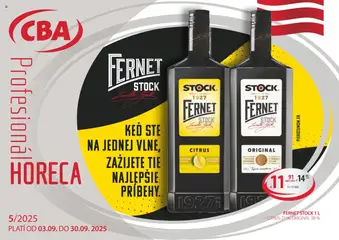 Sintra Horeca & Gastro - náhľad platný od 03.09.2025