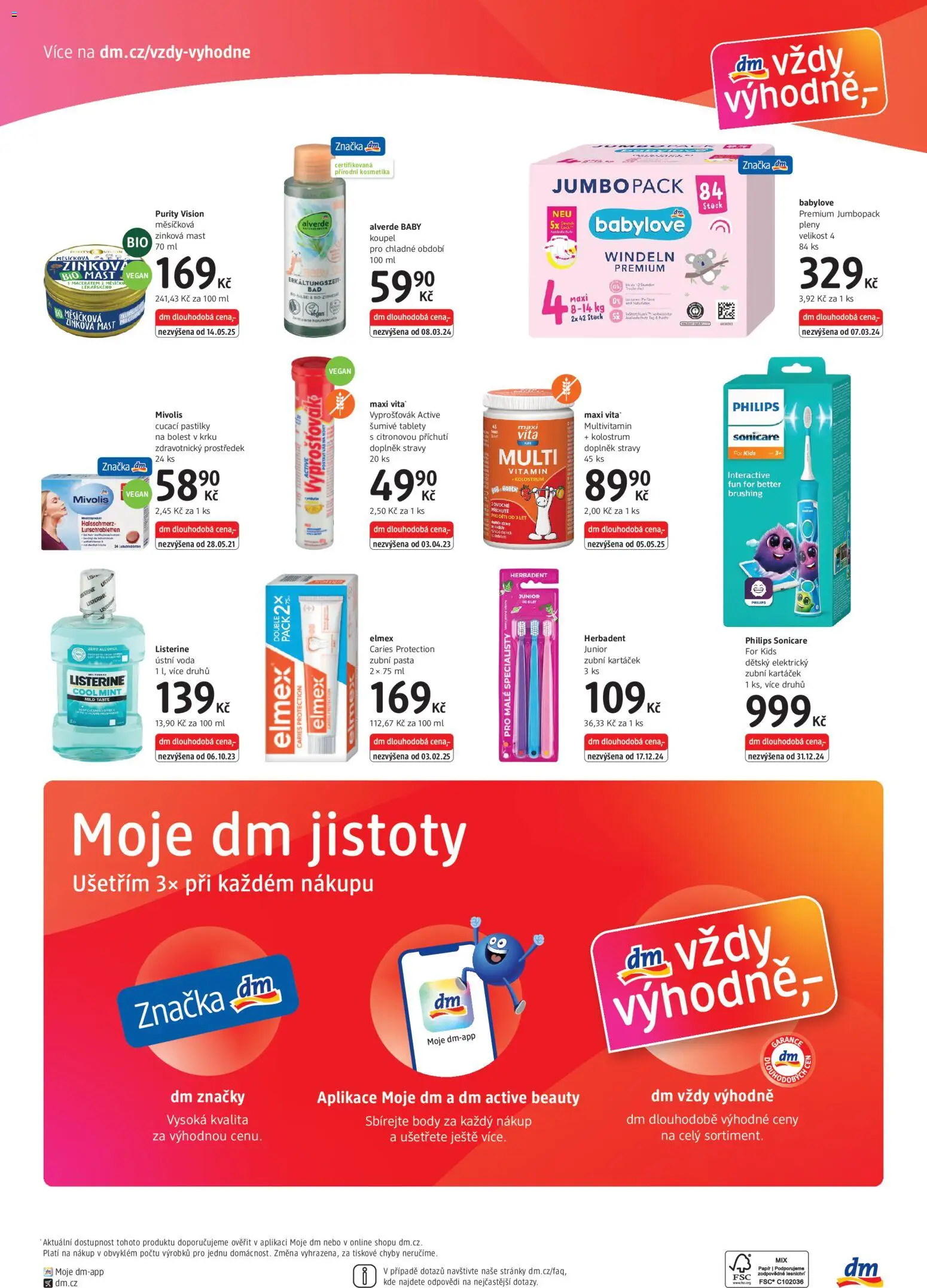 dm drogerie leták - Express od 16.12.2025 | Strana: 4 | Produkty: Vegan, Ústní voda, Listerine, Pleny