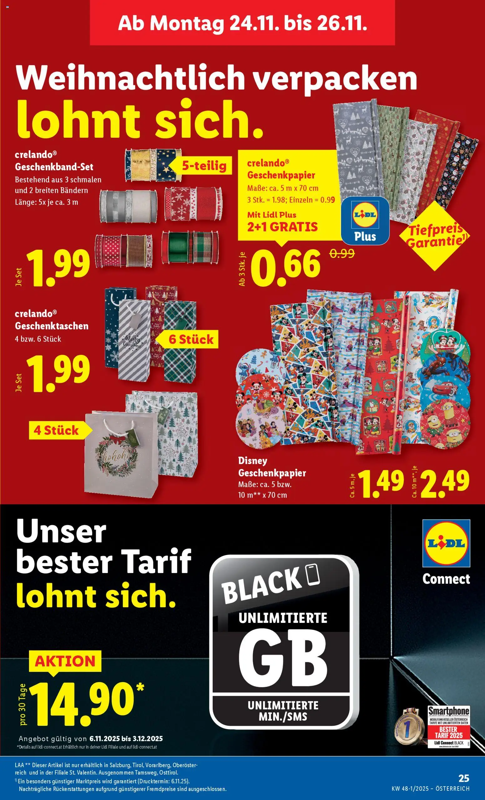 Lidl Flugblatt - Altenmarkt im Pongau, St. Johann im Pongau, Zell am See gültig ab 20.11.2025 | Seite: 27 | Produkte: Smartphone