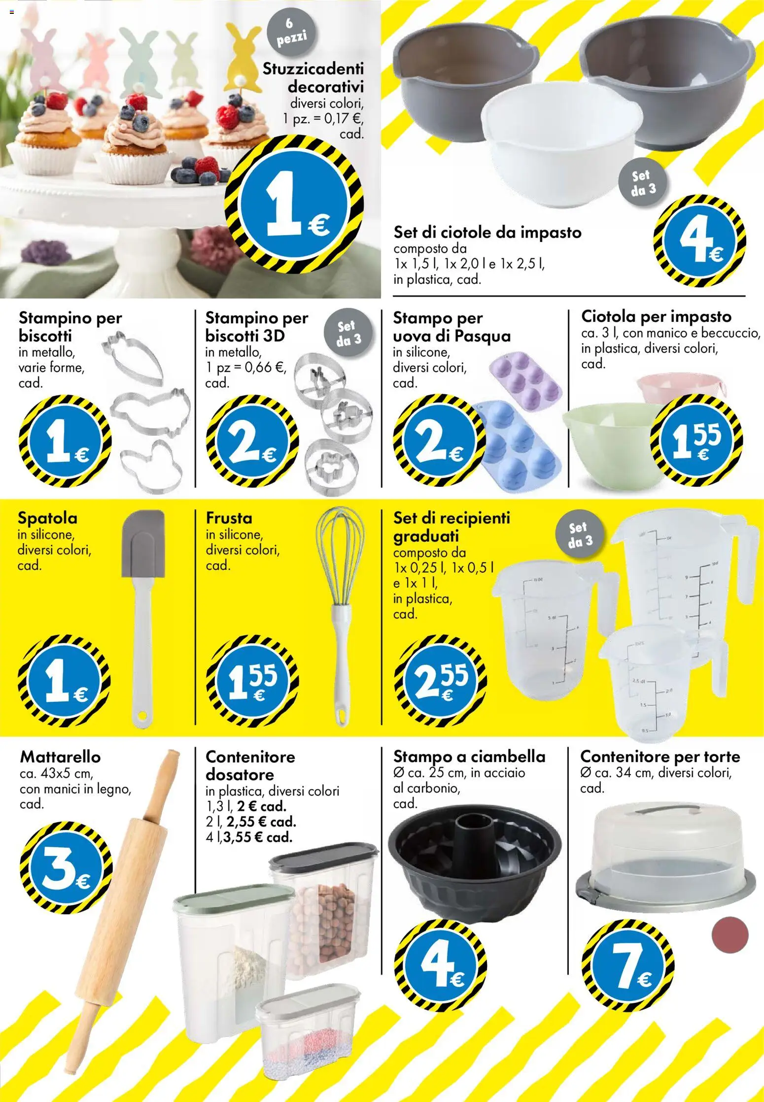 Volantino TEDi del 06.03.2026 | Pagina: 9 | Prodotti: Uova, Spatola, Contenitore, Silicone