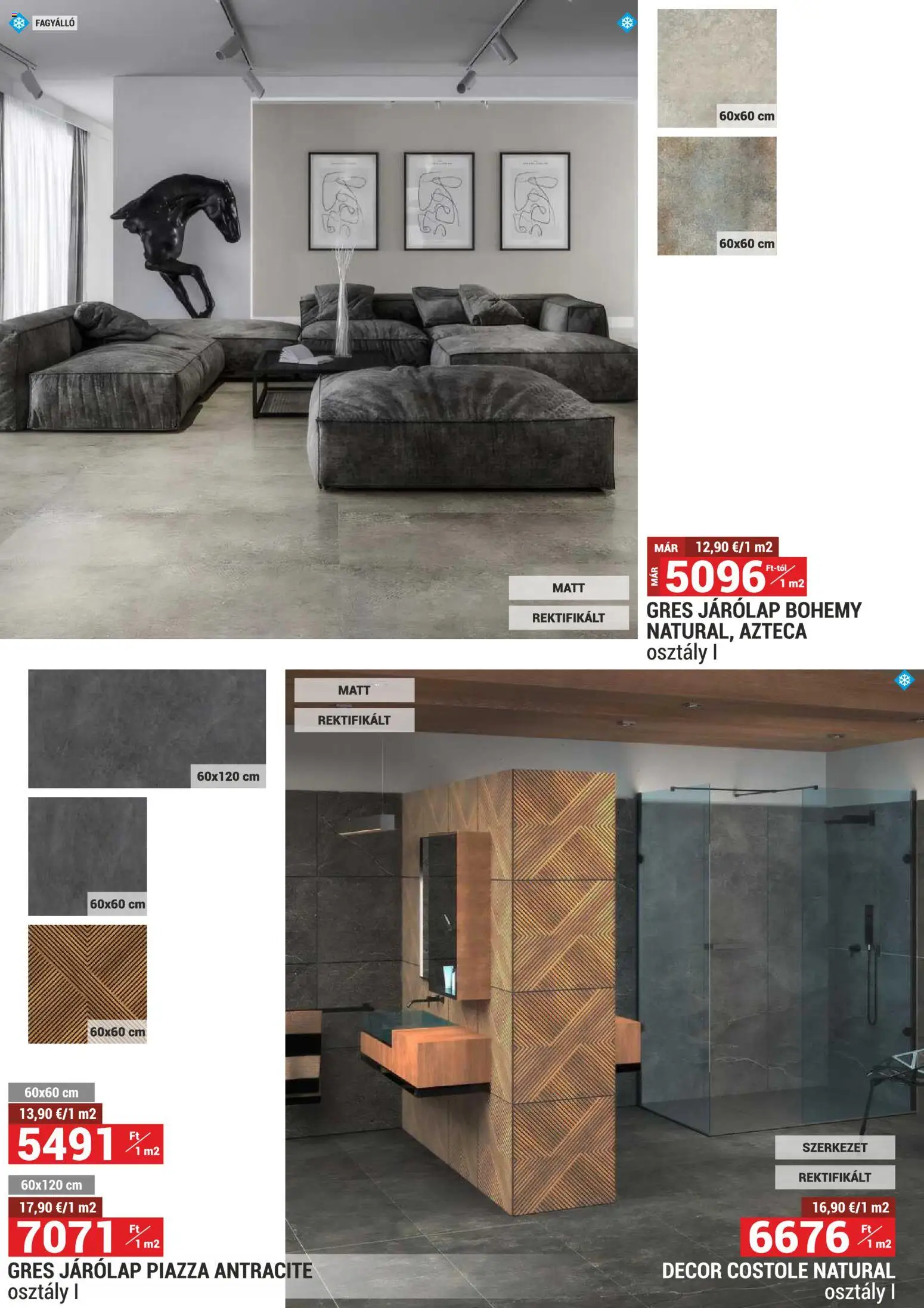 Merkury Market akciós ujság - amely érvényes a következő dátumtól: 01.11.2025 | Oldal: 31 | Termékek: Gres, Járólap