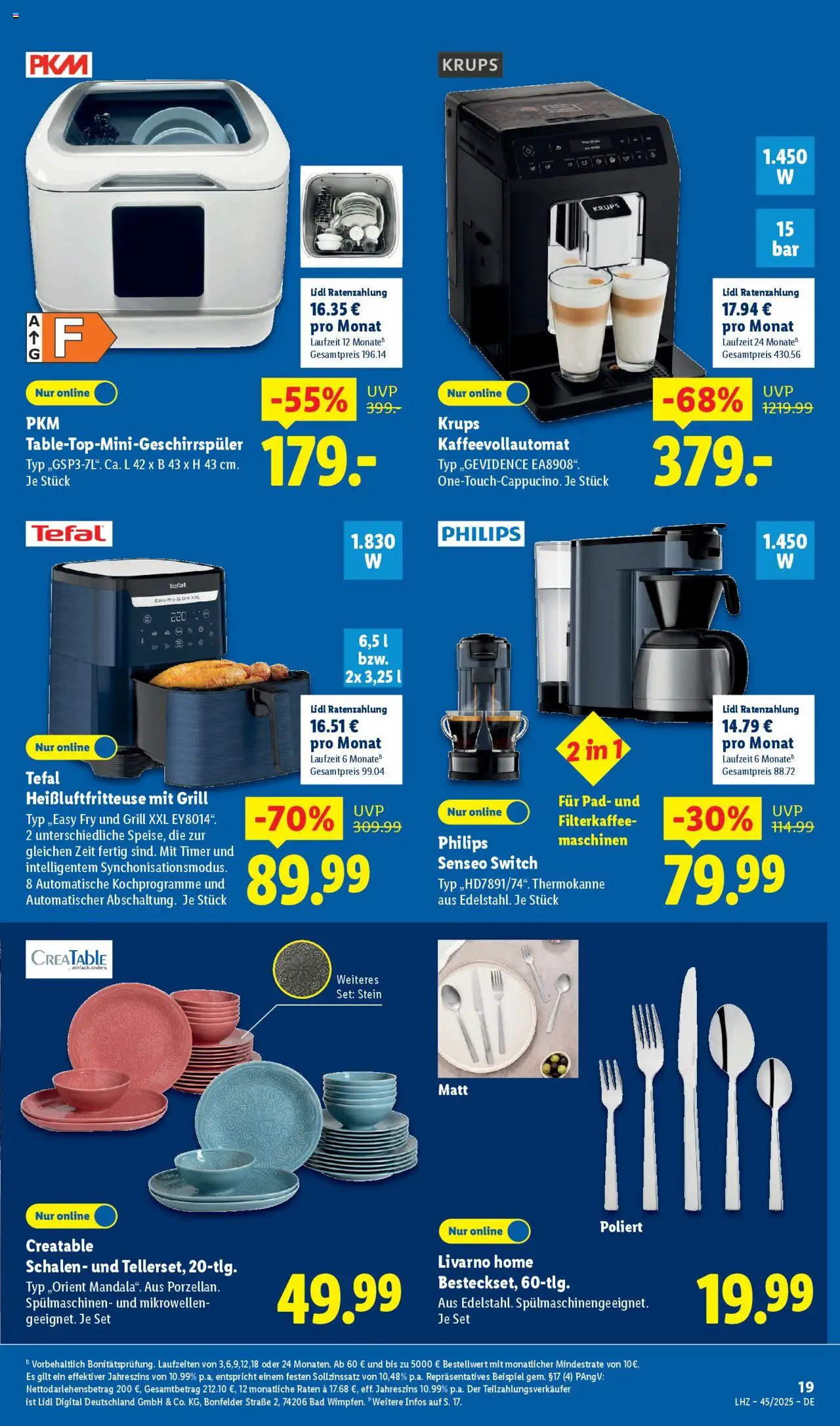 Lidl - Prospekt – gültig ab 03.11.2025 | Seite: 11 | Produkte: Philips, Senseo, Bad, Heißluftfritteuse