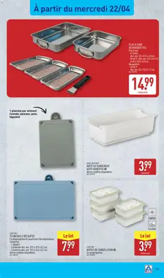 Aldi - Prévisualisation de Aldi catalogue valide à partir de 21.04.2026 | Page: 31 | Produits: Congélateur, Four, Boîte de rangement