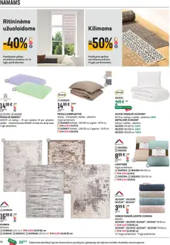Senukai leidinys - Visada išsirinksi│galioja nuo 18.06.2025 | Puslapis: 34 | Prekių: Rankšluostis, Pagalvė, Kilimas, Lovatiesė